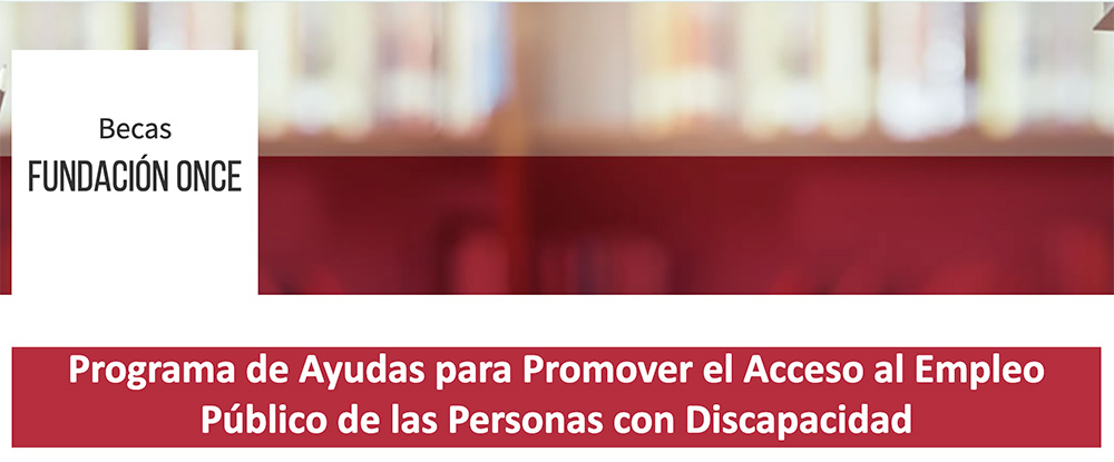 III edición del Programa de Ayudas para Promover el Acceso al Empleo Público de las Personas con Discapacidad