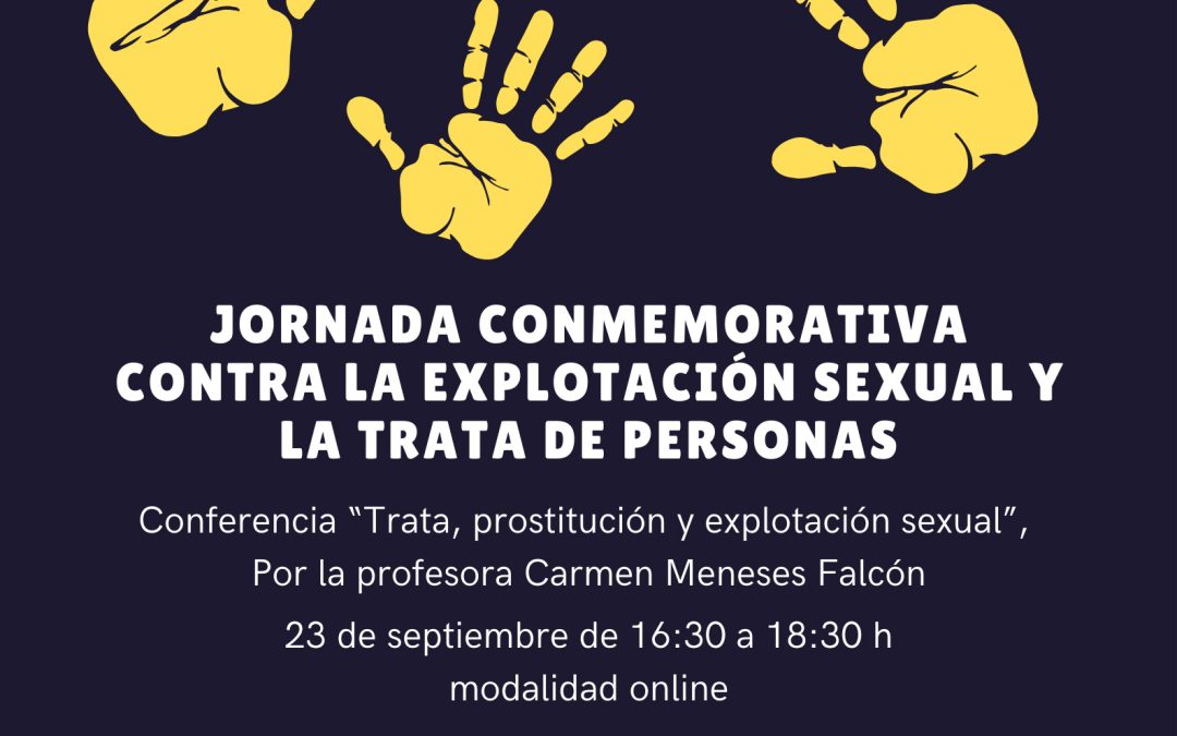 Jornada conmemorativa contra la explotación sexual y la trata de personas